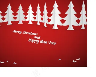 2013年圣诞节折纸贺卡矢量素材