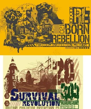 城市建筑剪影图片