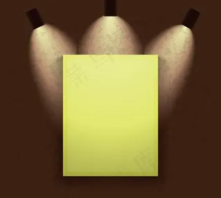 墙面与空白相框图片