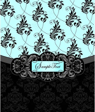 欧式花纹矢量素材图片