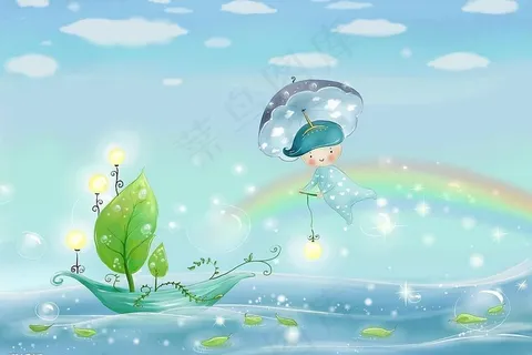 夏之爽《背景素材.儿童模板.夏天素材》6图片