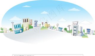 抽象城市风景图片