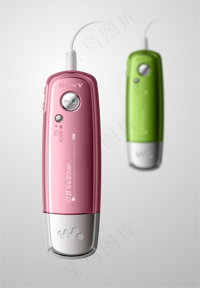 写实风格MP3矢量素材