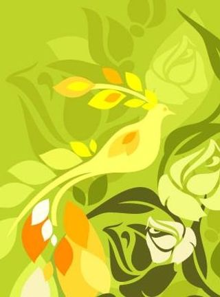 精美时尚植物花纹背景矢量素材051