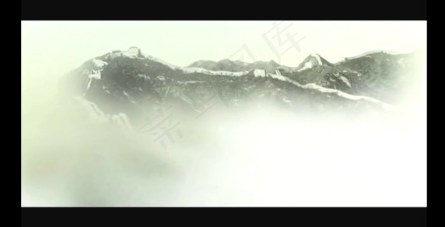 水墨风景画视频素材