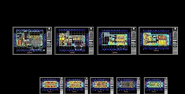 标准四星级酒店室内设计施工图