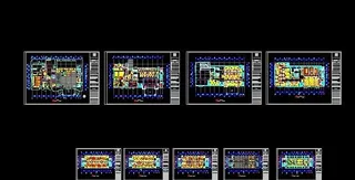 标准四星级酒店室内设计施工图