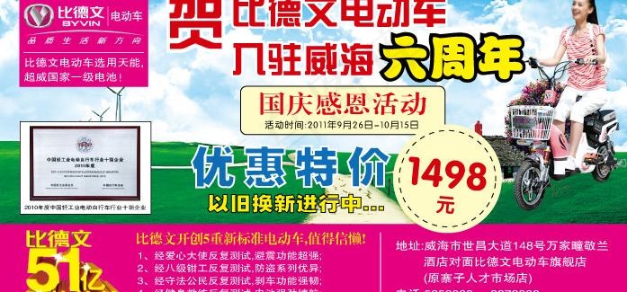 比德文电动车图片eps,ai矢量模版下载