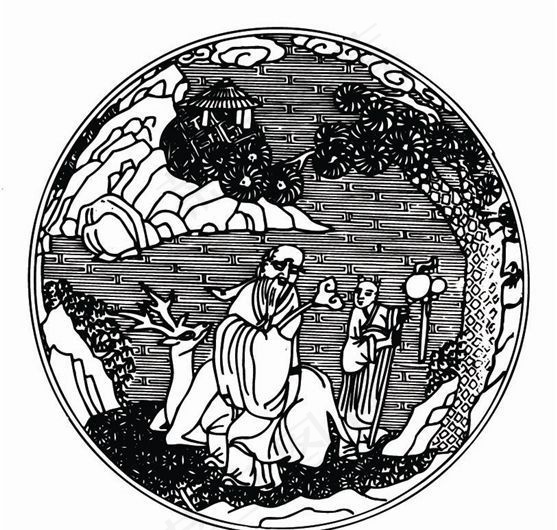 元明时代 矢量版画 古典图案 矢量中华五千年 AI源文件_0384