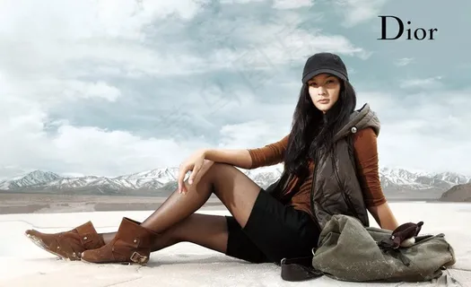 迪奥 冬装 女模图片
