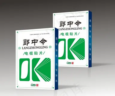 电极贴片展开图