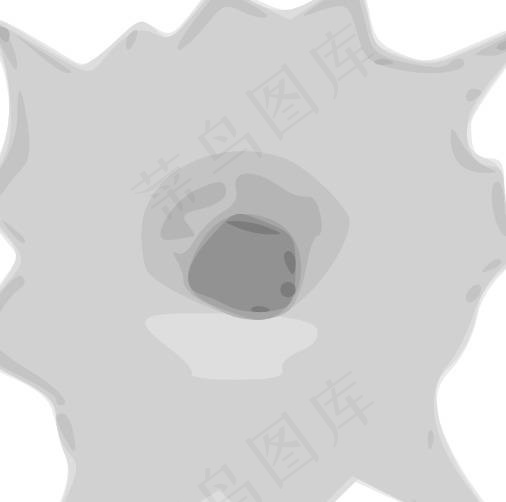 子弹孔夹艺术