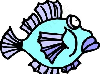 矢量水中动物 矢量动物 矢量卡通动...