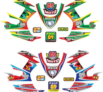 摩托车 不干胶图片