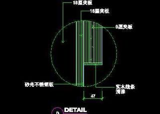 美容美发接待台、工作台装修施工图纸...
