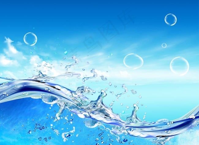 大海水滴(2126X1547(DPI:72))psd模版下载