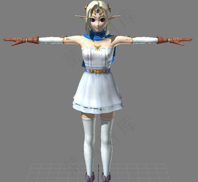 勇者战魔王 埃克雷尔 服装模型 标...