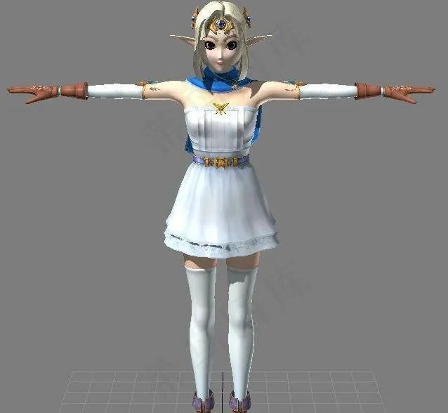 勇者战魔王 埃克雷尔 服装模型 标...