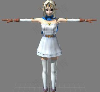 勇者战魔王 埃克雷尔 服装模型 标...