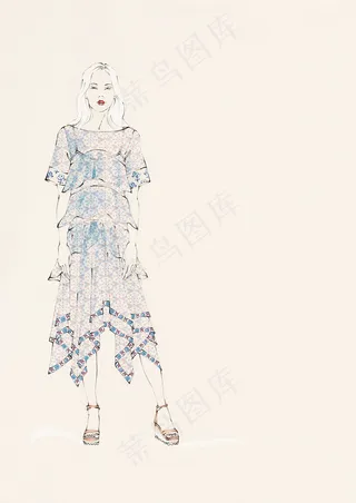 时尚连衣裙设计图