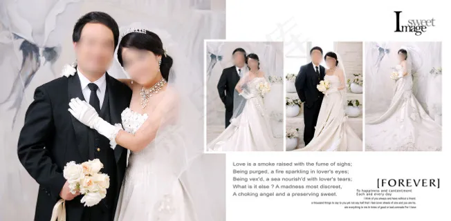 韩式风格婚纱摄影相册模板263ps... 韩式风格婚纱摄影相册模板263ps...