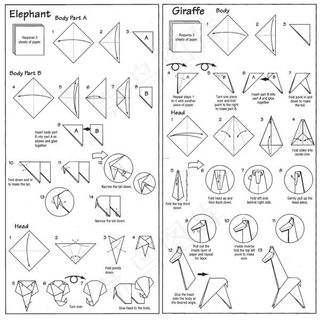 折纸艺术-折动物