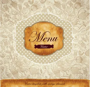 精美食谱包装失量素材