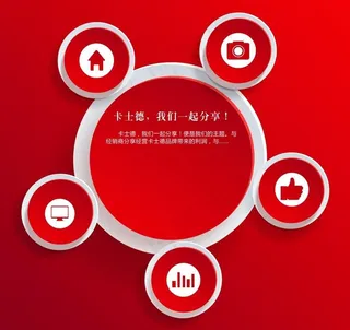 企业形象红色元素设计图片