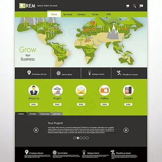 生态节能环保网页设计