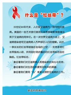 艾滋病展板图片