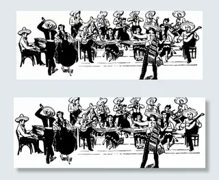 墨西哥类型乐团向量