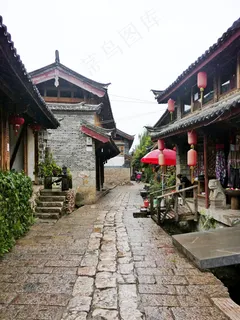丽江靑街吊脚楼图片 丽江靑街吊脚楼图片