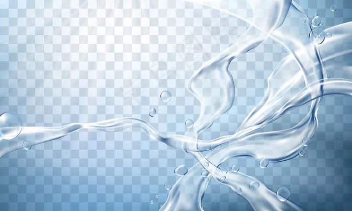 水纹水波纹浪花水珠夏季素材