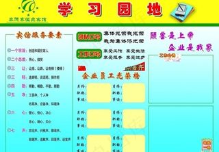 学习园地展板图片