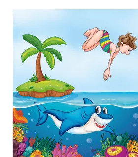 可爱卡通背景矢量素材4