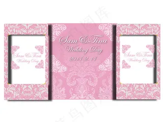 婚庆粉色背景图