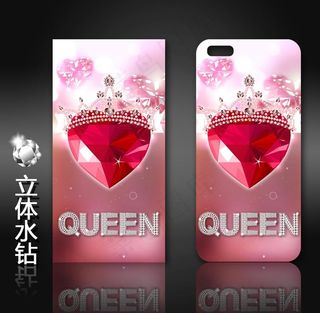 立体水钻手机壳图案模板设计下载