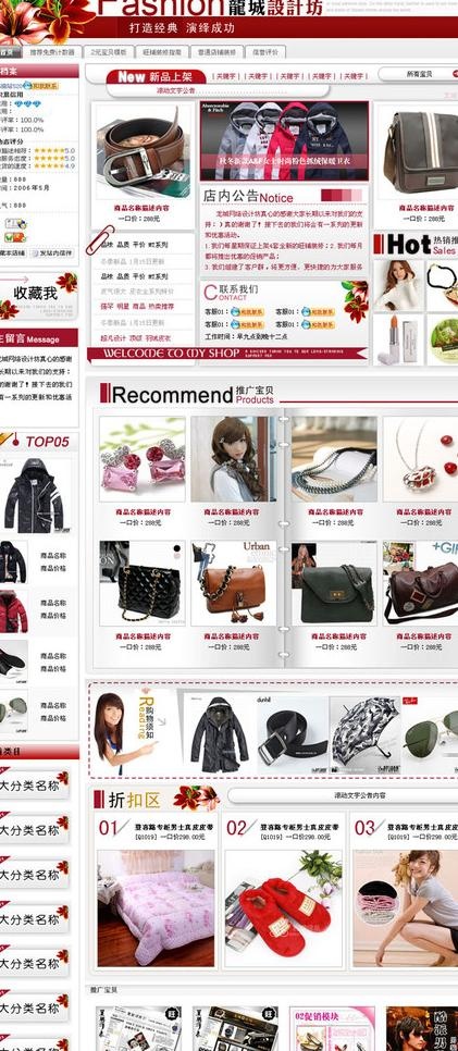淘宝 拍拍 有啊 c2c网店店铺装...
