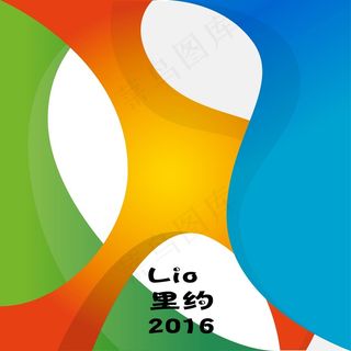 巴西奥运会抽象矢量背景（内含psd...