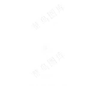 透明线条光效PSD数字2