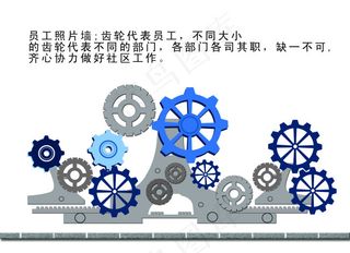 企业明星员工造型墙