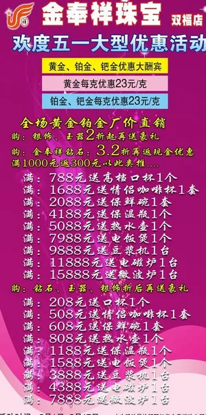 珠宝公司广告展架图片