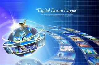 数字地球未来科技展示创意宣传设计海...