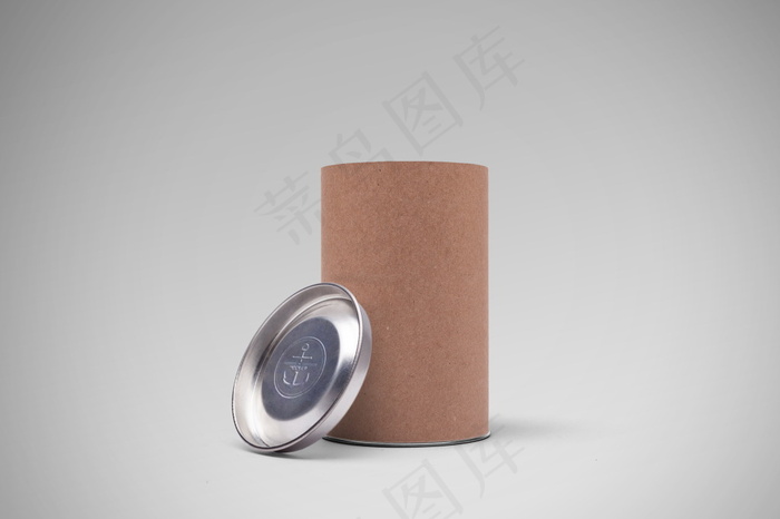 圆筒粮食食品罐头包装样机(3000X2000(DPI:300))psd模版下载