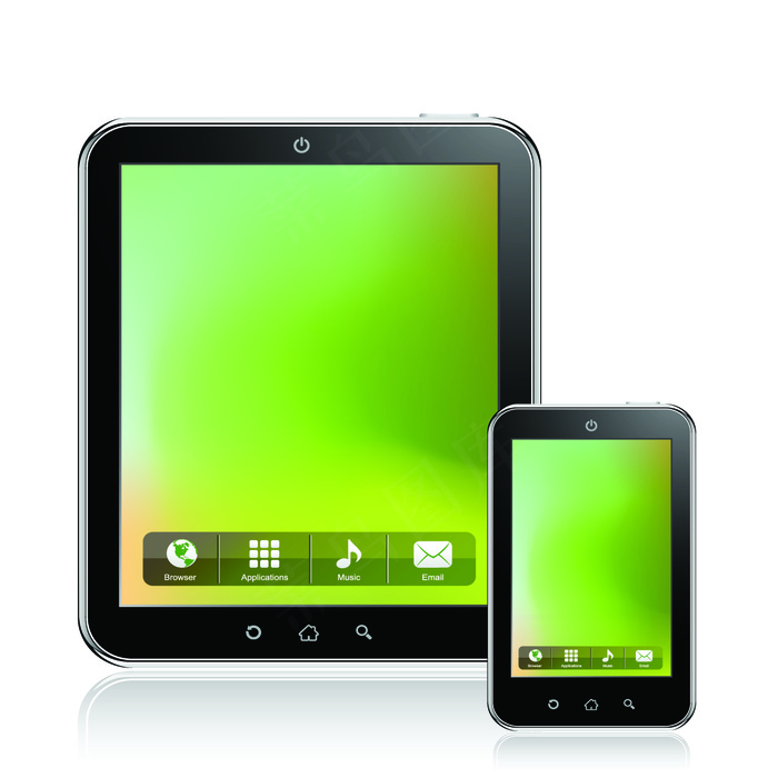 通用掌上电脑矢量素材下载