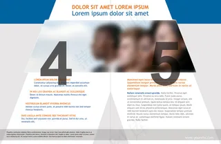 欧美英文商业版式画册PSD模