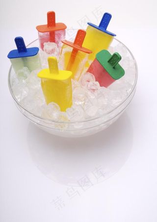 七彩冰棍图片