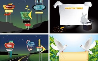 城市户外广告牌指示牌 和平鸽图片