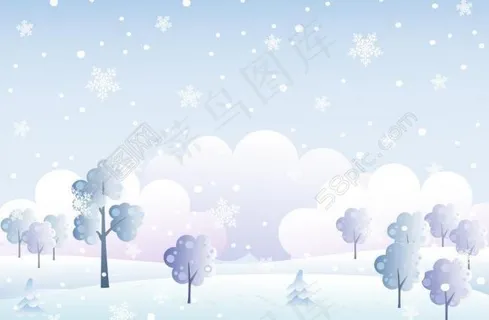 冬天背景图片