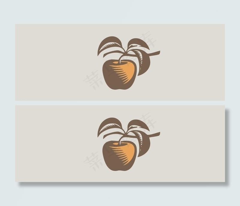 苹果logo图片ai矢量模版下载